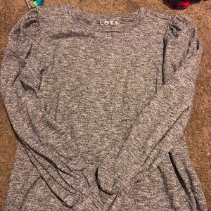 Loft gray sweater